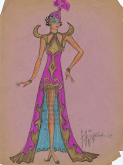 Images Dated 27th October 2016: Costume design by Gertrude A. Johnson, New York, 1920s