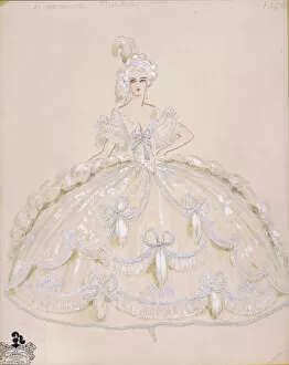 Costume design by Irene Segalla for Evelyn Laye in New Moon