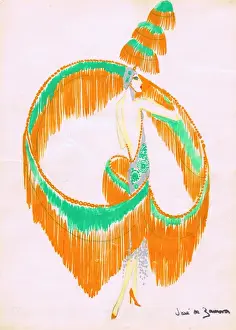 Bergere Prints: Costume design by Jose de Zamora