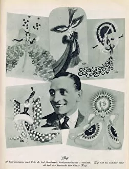 Images Dated 13th June 2019: Costume designs by Zig for Ernst Rolfs 1931 show