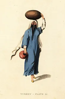 Regency Era Prints: Costume of an Egyptian arab woman