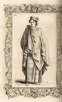 16th Century Prints: Costume of an Ethiopian virgin, 16th century