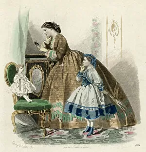 Images Dated 9th August 2016: Costume February 1864