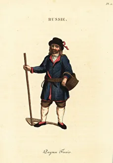 Costume of a Finnish peasant, 18th century