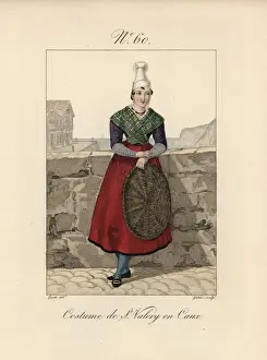 Alsation Prints: Costume of a fish merchant at St Valery en