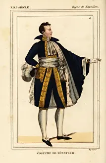 Jacob Prints: Costume of a French Senator, Napoleonic era