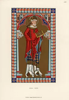 Images Dated 23rd May 2019: Costume of a German bishop, early 13th century