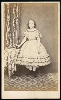 Crinoline Prints: Costume / Girl / Photo 1860S
