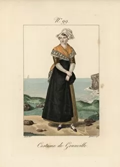 Alsation Gallery: Costume of Granville She dresses in very fine