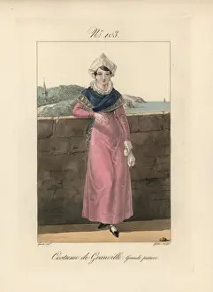 Costume of Granville A woman in her finery