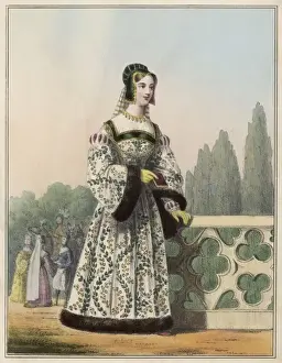 Reign Prints: Costume Henry VI Period