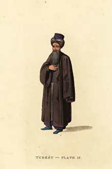 Regency Era Prints: Costume of a Jew in Constantinople