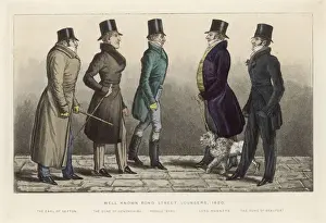 Strapped Prints: Costume - Loungers 1820