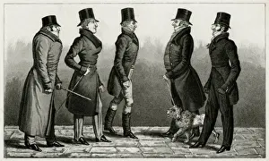 Strapped Prints: Costume / Loungers 1820