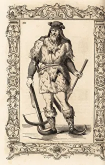 Costume of a man of Bjarmaland (now Arkhangelsk Oblast, Russia)