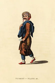Regency Era Prints: Costume of a man of the coast of Syria
