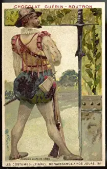 Trimmings Prints: Costume / Men / Military1580