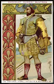 Buckles Prints: Costume / Men / Scottish 12C