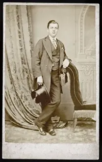 Drapery Prints: Costume Photo Man 1860S
