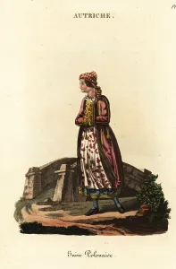 Translator Prints: Costume of a Polish Jewish pawnbroker, 18th century
