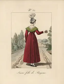 Costume of Pont l Eveque Bavolet bonnet with