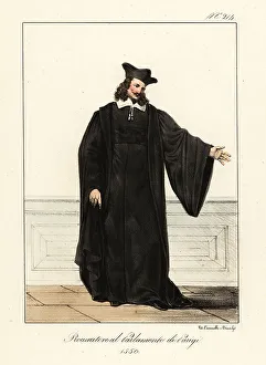 Costume of the Procureur general of France, 1550