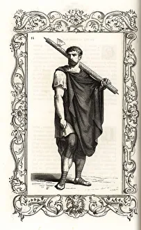 Fasces Prints: Costume of a Roman lictor