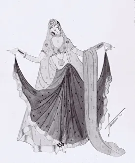 Eyck Prints: A costume sketch by Robert Ten Eyck Stevenson