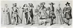 1640 Gallery: Costume styles, 17th century