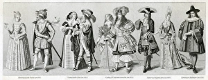 Alderman Gallery: Costume styles, 17th century