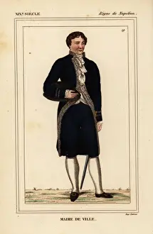 Costume of a town mayor, Napoleonic era