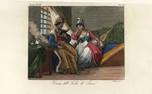 Costume of the women of the island of Tino