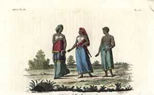Congo Gallery: Costume of the women of the Kingdom of Kongo (Congo)