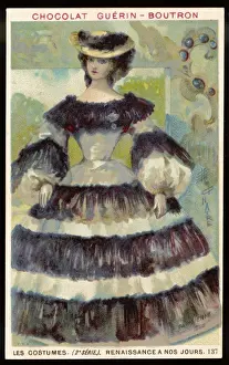 Interpretation Prints: Costume / Women / Paris 1863