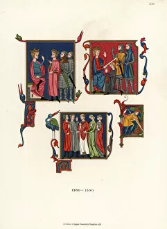 Karl Collection: Costumes of the 13th century