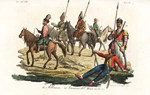 Albanians Gallery: Costumes of the Albanians 12 and Cossacks