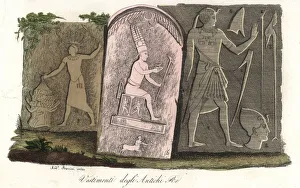 Amon Gallery: Costumes of the ancient Egyptian pharaohs, from bas reliefs