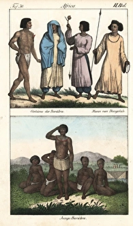 Costumes of the Baraabra people, Sudan