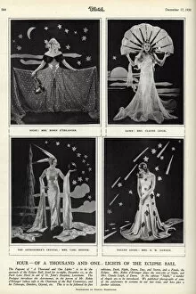 Images Dated 7th December 2018: Four costumes for the Eclipse Ball