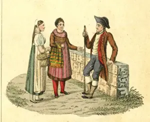 Basel Prints: Costumes of Europe, Basel, Switzerland