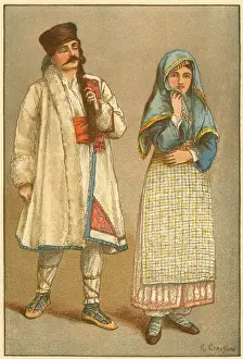 Bulgaria Prints: Costumes of Europe - Bulgaria