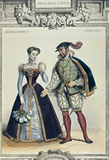 1559 Prints: Costumes in France during the reign of Henry II