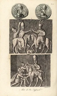 Costumes of kings of the Sassanian Empire Costumes of kings of the Sassanian Empire