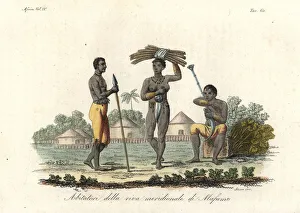 Bamboo Gallery: Costumes of the natives of Dalagoa Bay, Mozambique