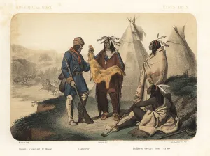 Skins Prints: Costumes of North America, 1858