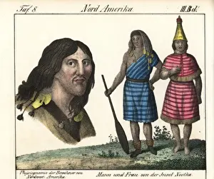Ethnography Prints: Costumes of the Nuu-chah-nulth people of Nootka