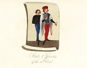 Ambassadors Prints: Costumes of state officers of the 15th century