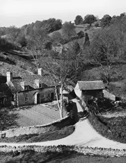 Cotswold Prints: Cotswold Scene / 1940S