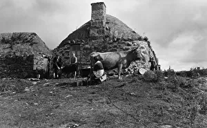 Inhabitants Collection: Cottage on Benbecula, Outer Hebrides, Scotland