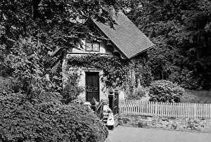 Wicklow Prints: Cottage in the Dargle, County Wicklow, Ireland